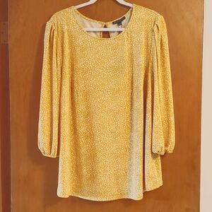 3/4 Sleeve Yellow Top